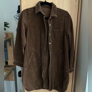 Purchased from amazon. Medium Brown Ribbed Jacket. Worn once.